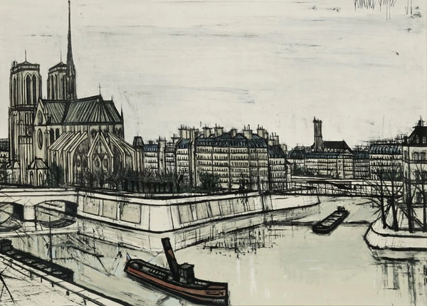 BERNARD BUFFET, DES VISAGES ET DES PAYSAGES